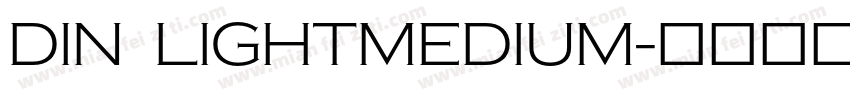 DIN LIGHTMEDIUM字体转换